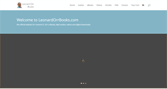 Desktop Screenshot of leonardorrbooks.com